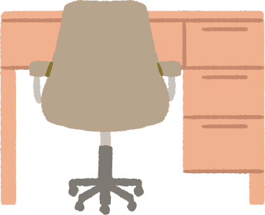 デスクのイラスト